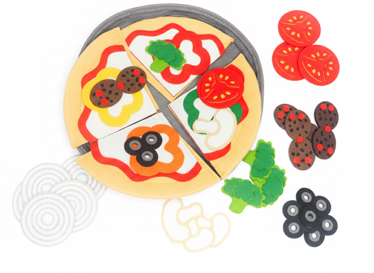 Felt pizza set